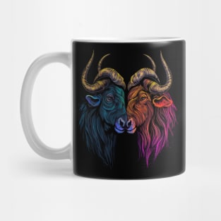 Wildebeest Valentine Day Mug